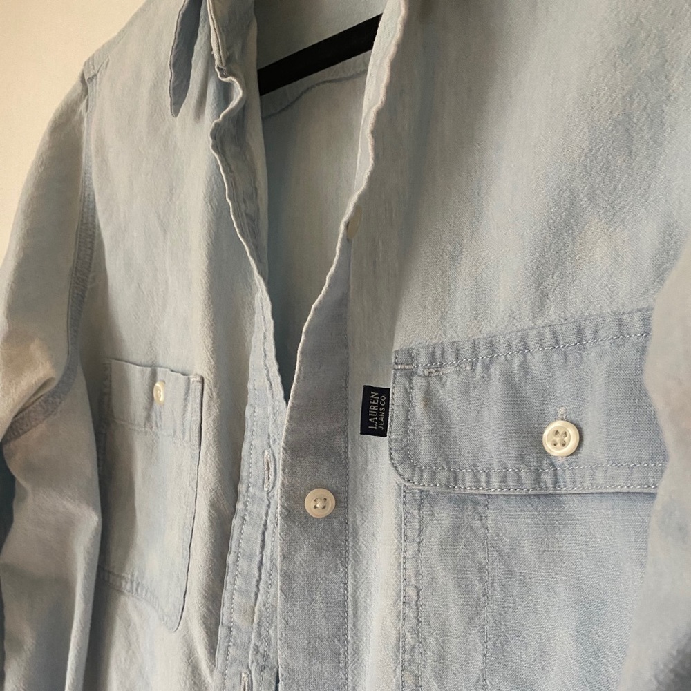 Vintage Ralph Lauren denim button up shirt